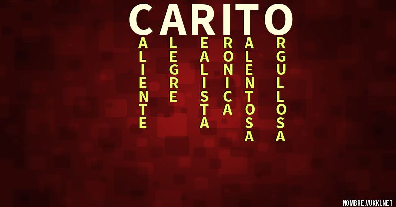 Acróstico carito