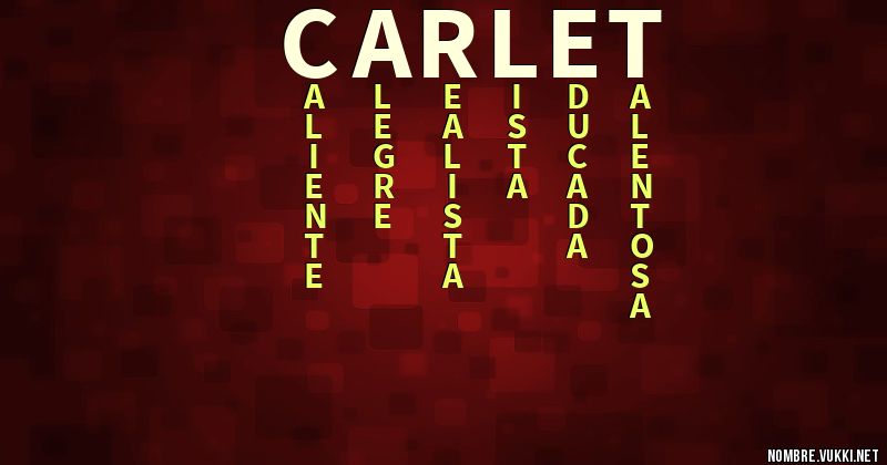 Acróstico carlet
