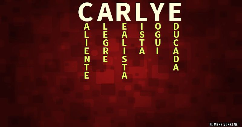 Acróstico carlye