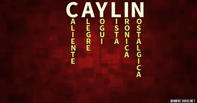 Acróstico caylin