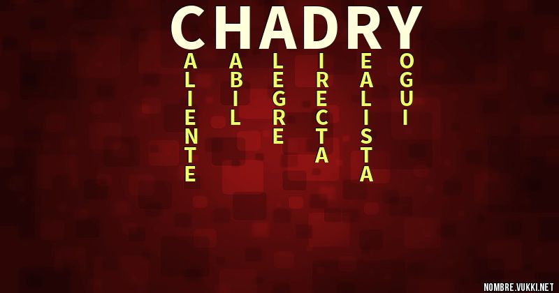 Acróstico chadry