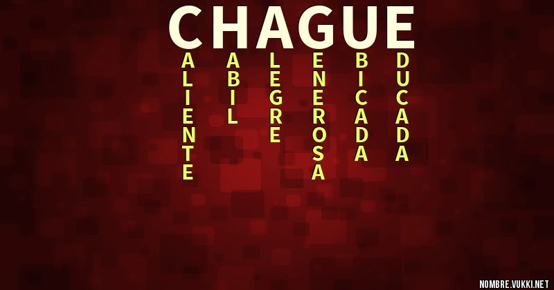 Acróstico chague