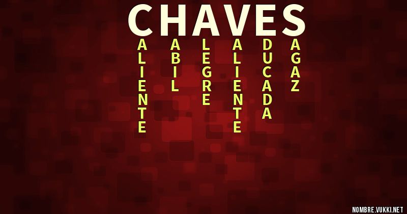 Acróstico chaves