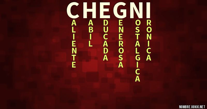 Acróstico chegni