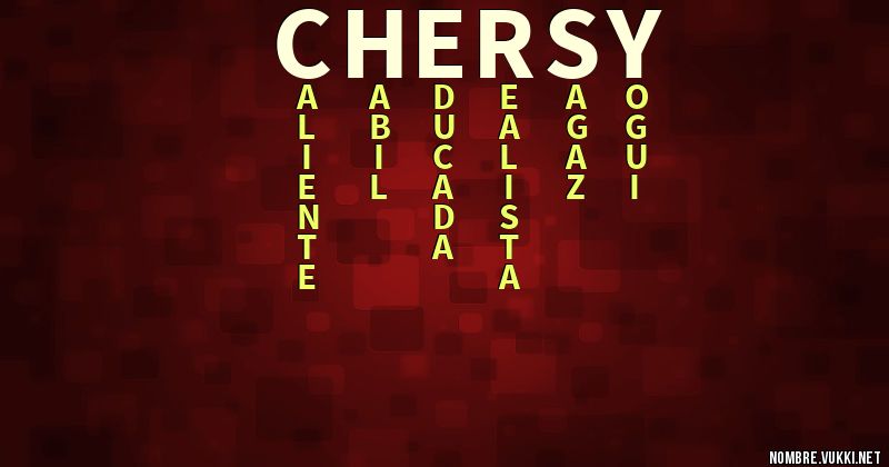 Acróstico chersy