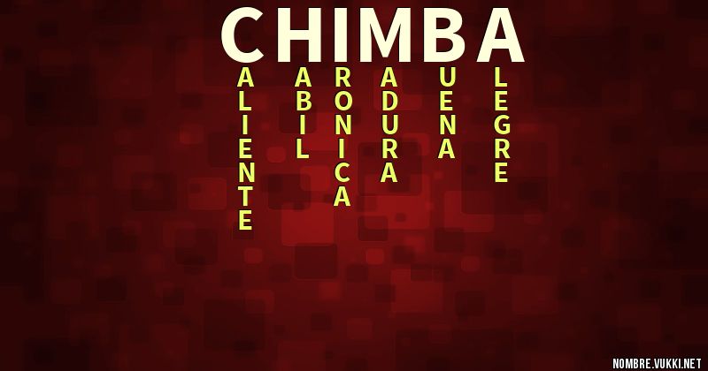 Acróstico chimba