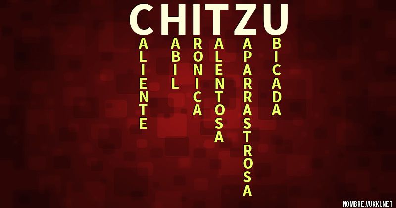 Acróstico chitzu