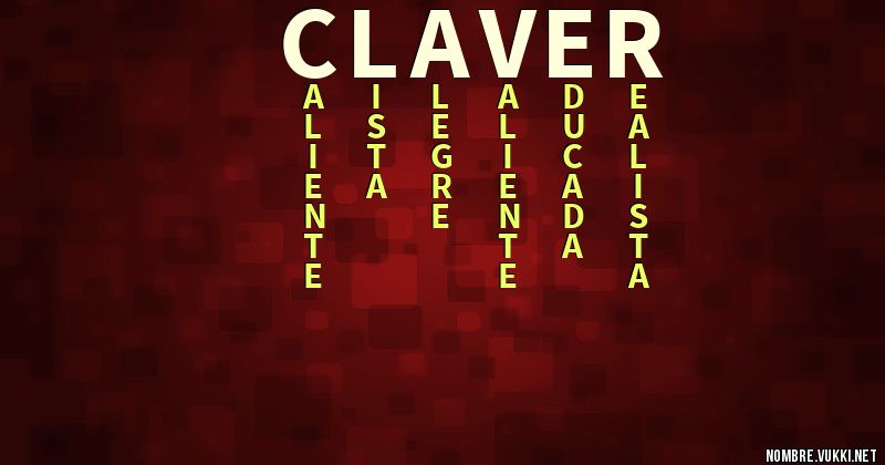 Acróstico claver