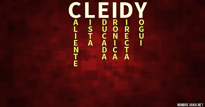 Acróstico cleidy