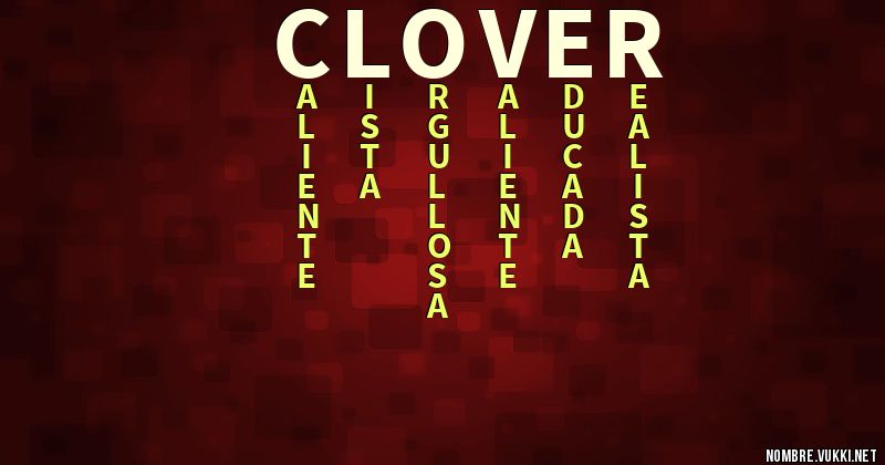 Acróstico clover