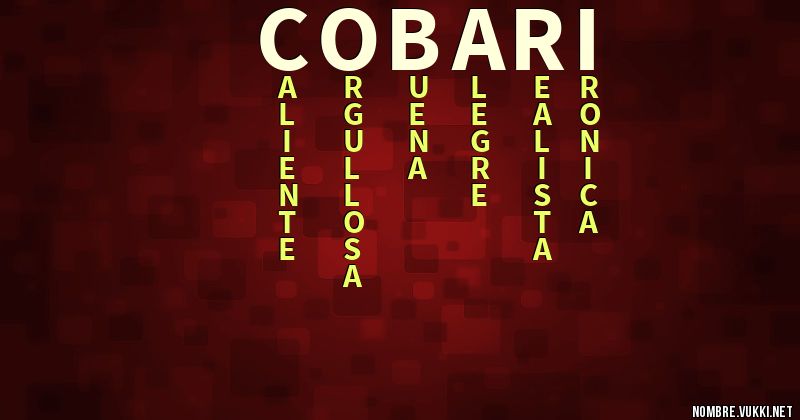 Acróstico cobari