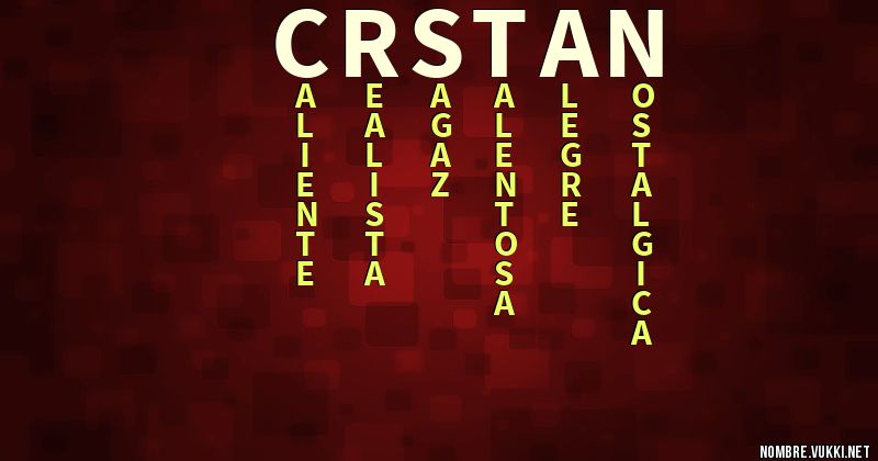Acróstico cr5st5an