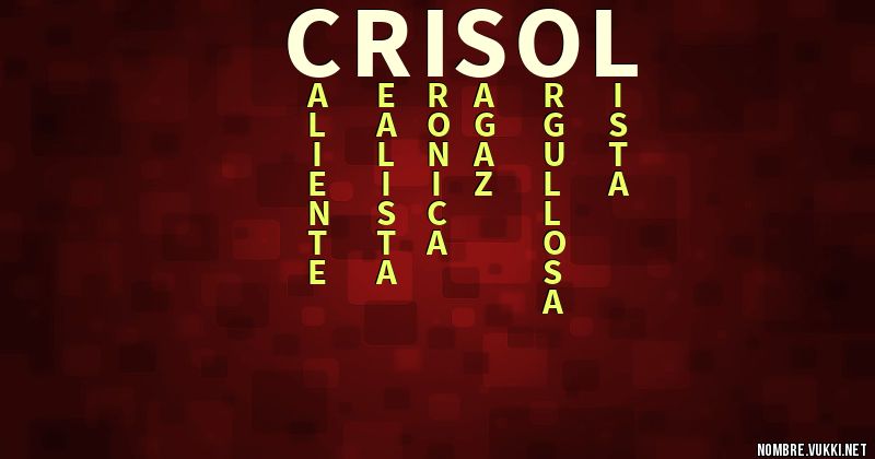 Acróstico crisol