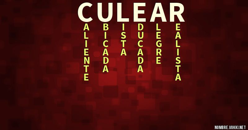 Acróstico culear
