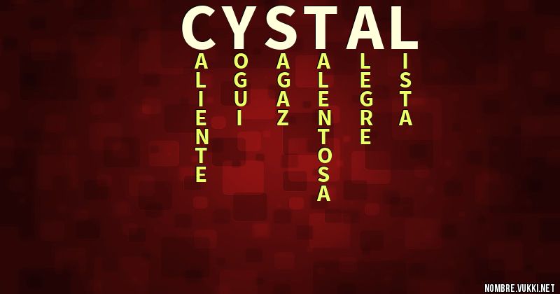 Acróstico cystal