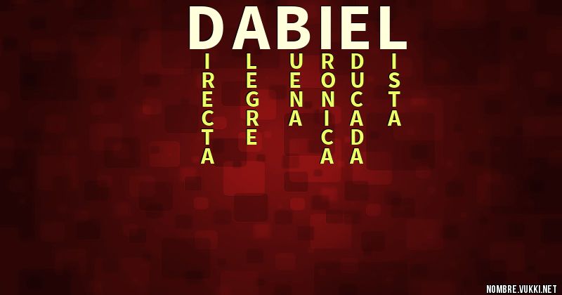 Acróstico dabiel