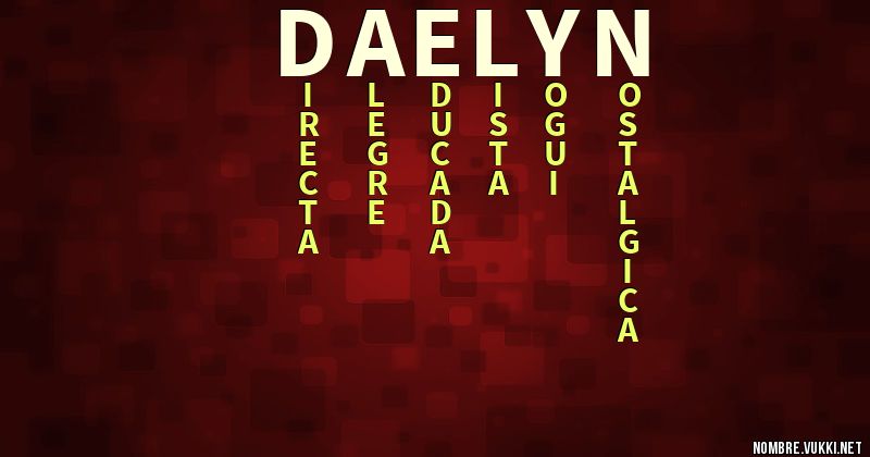 Acróstico daelyn