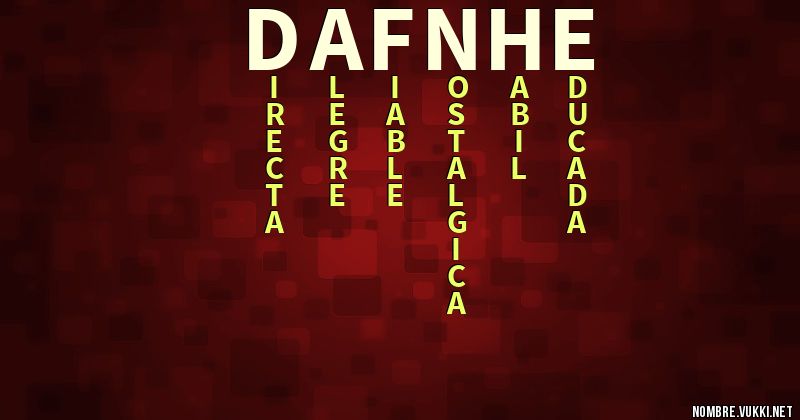 Acróstico dafnhe