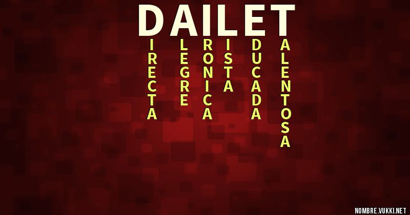 Acróstico dailet