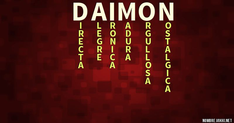 Acróstico daimon