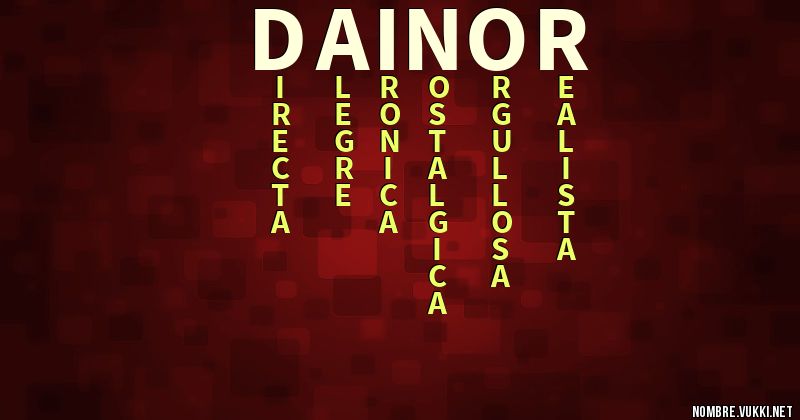 Acróstico dainor