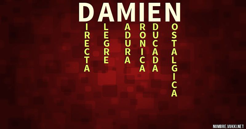 Acróstico damien