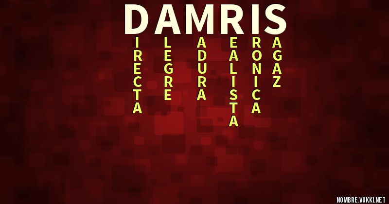 Acróstico damris
