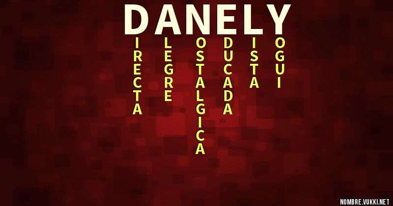 Acróstico danely