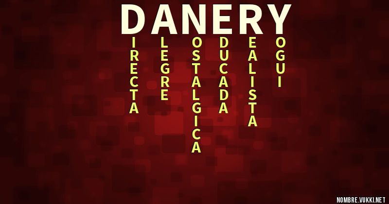 Acróstico danery