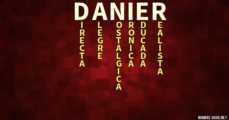 Acróstico danier