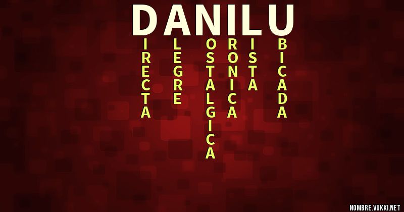 Acróstico danilu