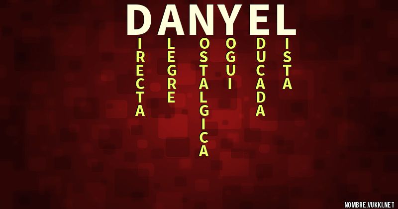 Acróstico danyel