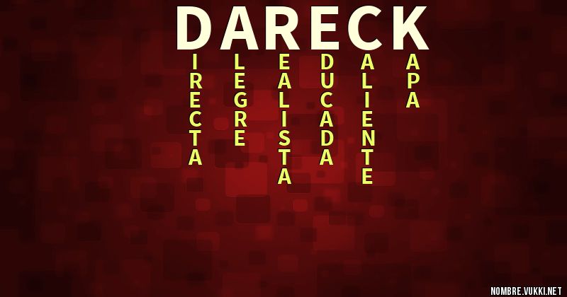Acróstico dareck