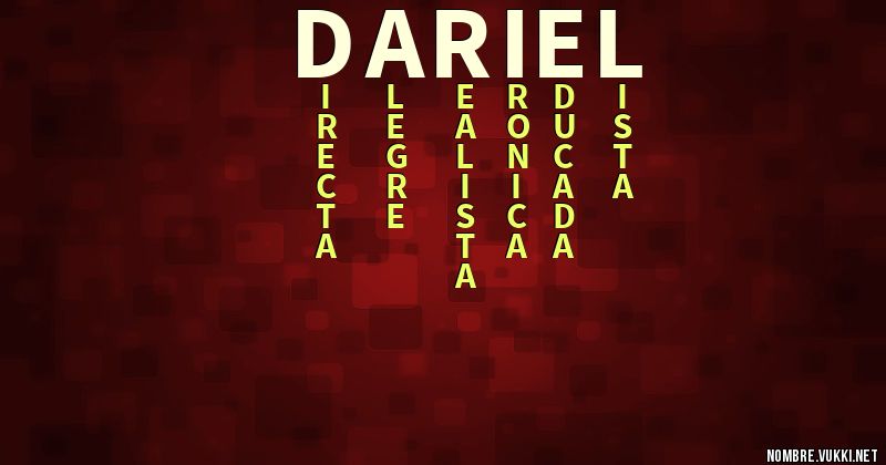 Acróstico dariel