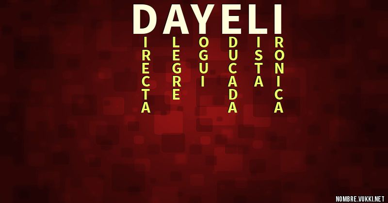 Acróstico dayeli