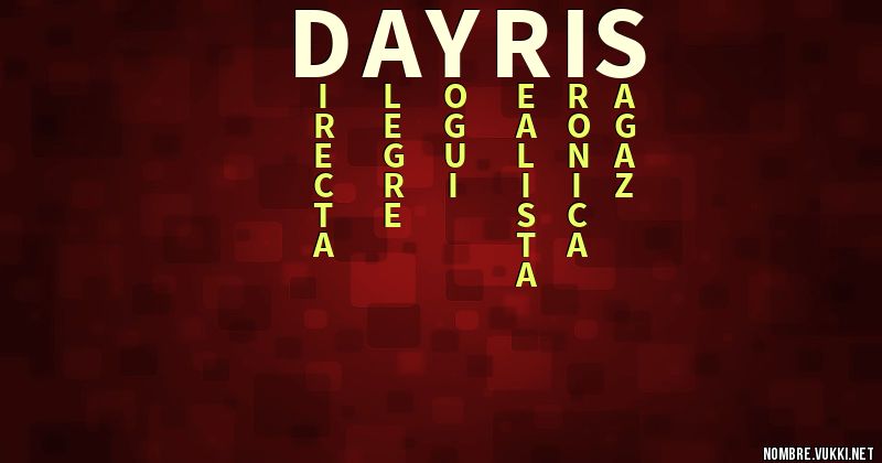 Acróstico dayris