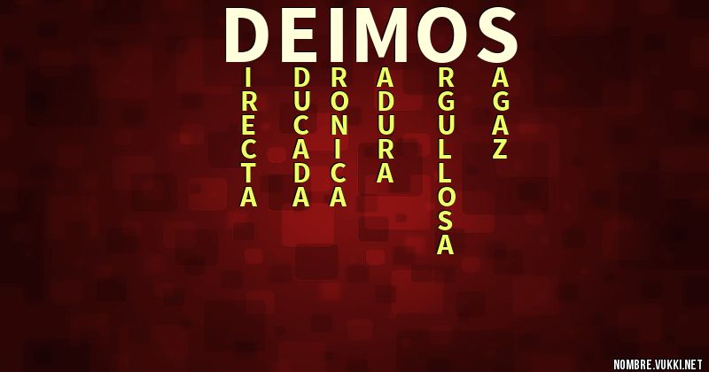 Acróstico deimos