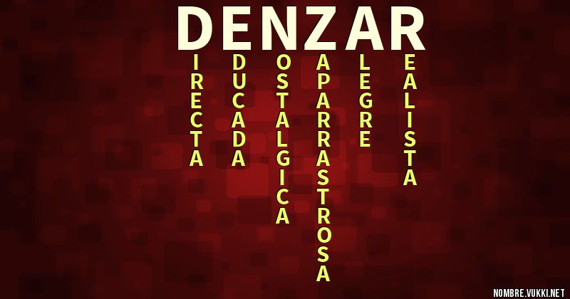 Acróstico denzar