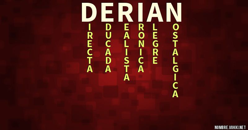 Acróstico derian