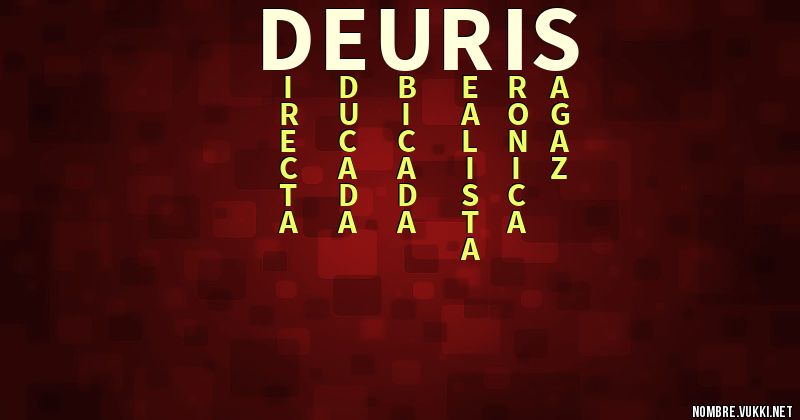 Acróstico deuris