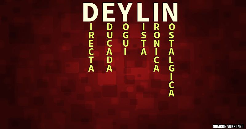 Acróstico deylin