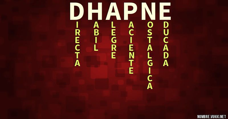 Acróstico dhapne