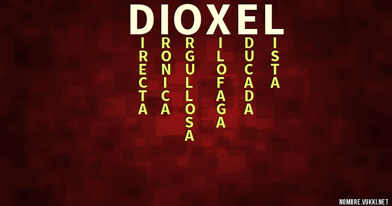 Acróstico dioxel