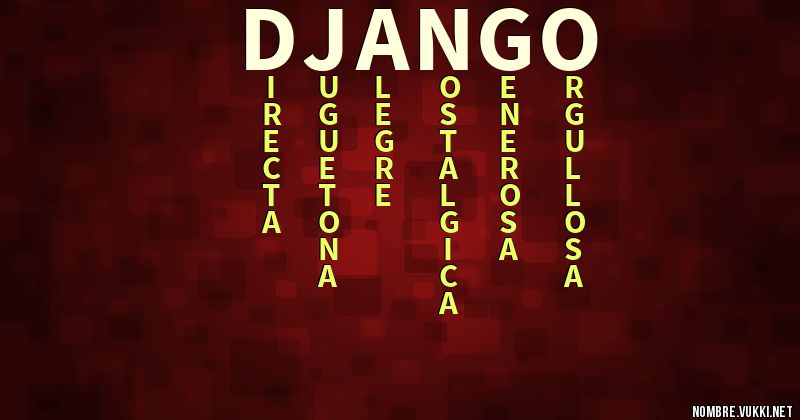 Acróstico django