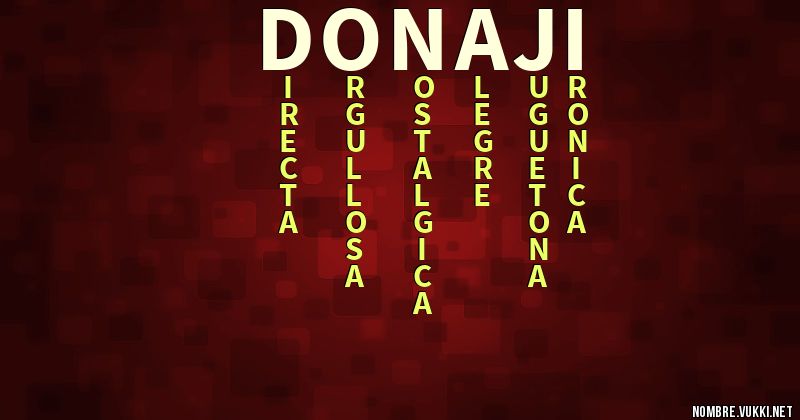 Acróstico donaji