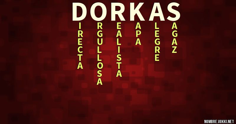 Acróstico dorkas