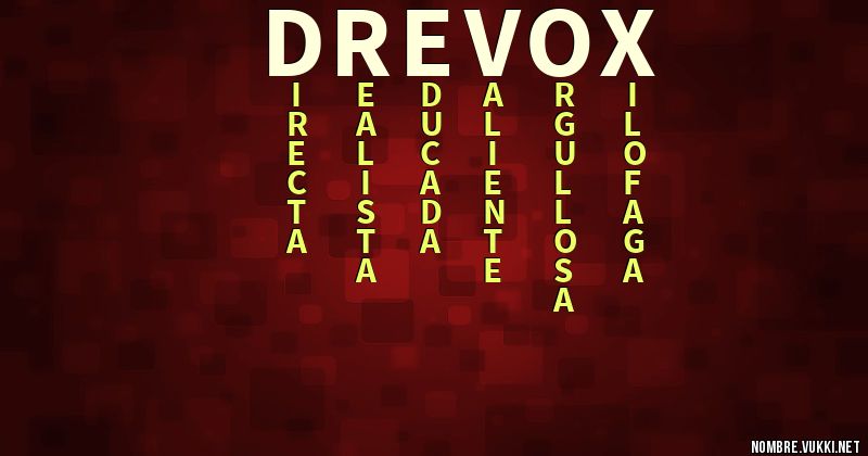 Acróstico drevox