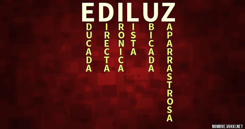 Acróstico edi luz