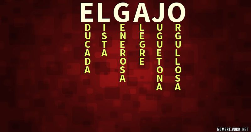 Acróstico el gajo
