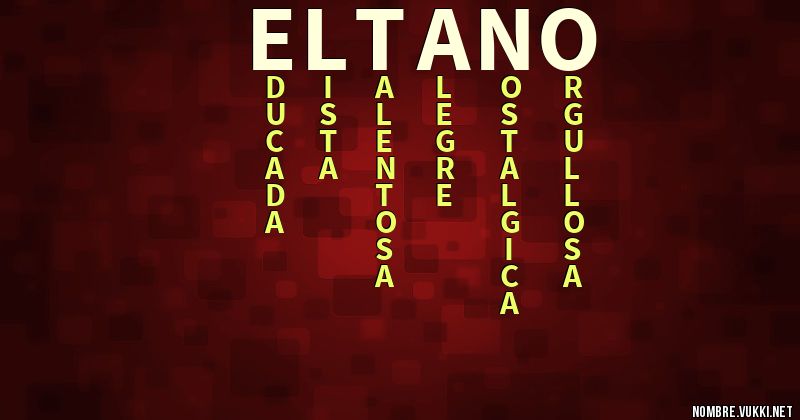 Acróstico el tano